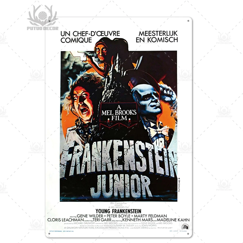 TH5488 Classic Movie Metal Poster Metal Tin Sign Plates Wall Decor for Bar Pub Club Man Cave Plaque Metal Vintage Iron Painting - Color: TH5488