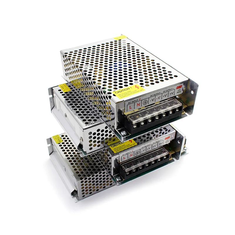 AC DC 5V 15V SMPS источник питания 2A 3A 5A 6A 8A 10A 15A 20A 30A 40A 60A импульсный 220В до 5В светодиодная