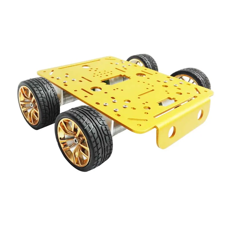 SZDOIT разобранный C300 4WD умный автомобиль шасси+ 4 шт. двигатель с датчиком 65 мм колеса металлическая гусеничная цепь робот Платформа DIY для Arduino