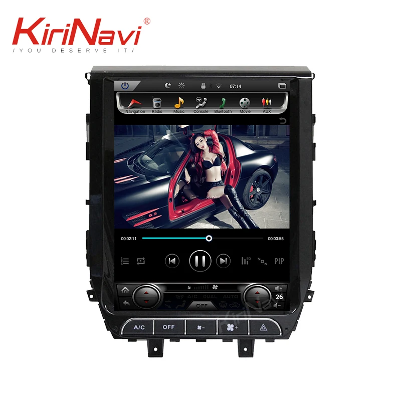 Best KiriNavi Android 8.1 Car Radio Dvd Player For Toyota Land Cruiser LC200 Car GPS Multimedia Video Player 2016-2018 Navigation 4g 4