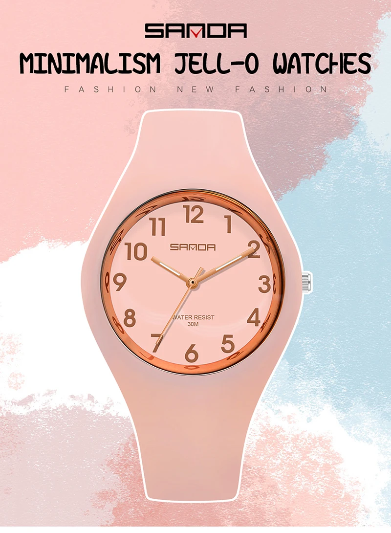 2021 New Sports Electronic 30M Waterproof Multifunction Personality Student Hand Plate Watches Quartz Movement Calendar 6056