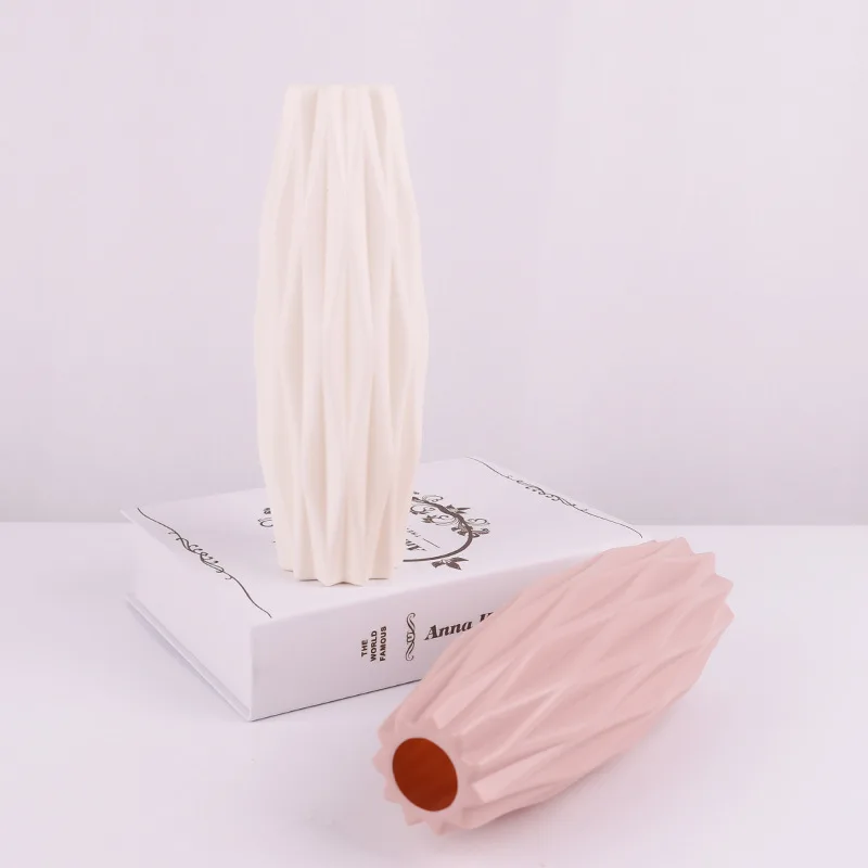 Оригами пластиковая ваза белая имитация керамического цветочного горшка Цветочная корзина Цветочная ваза для украшения интерьера скандинавские украшения