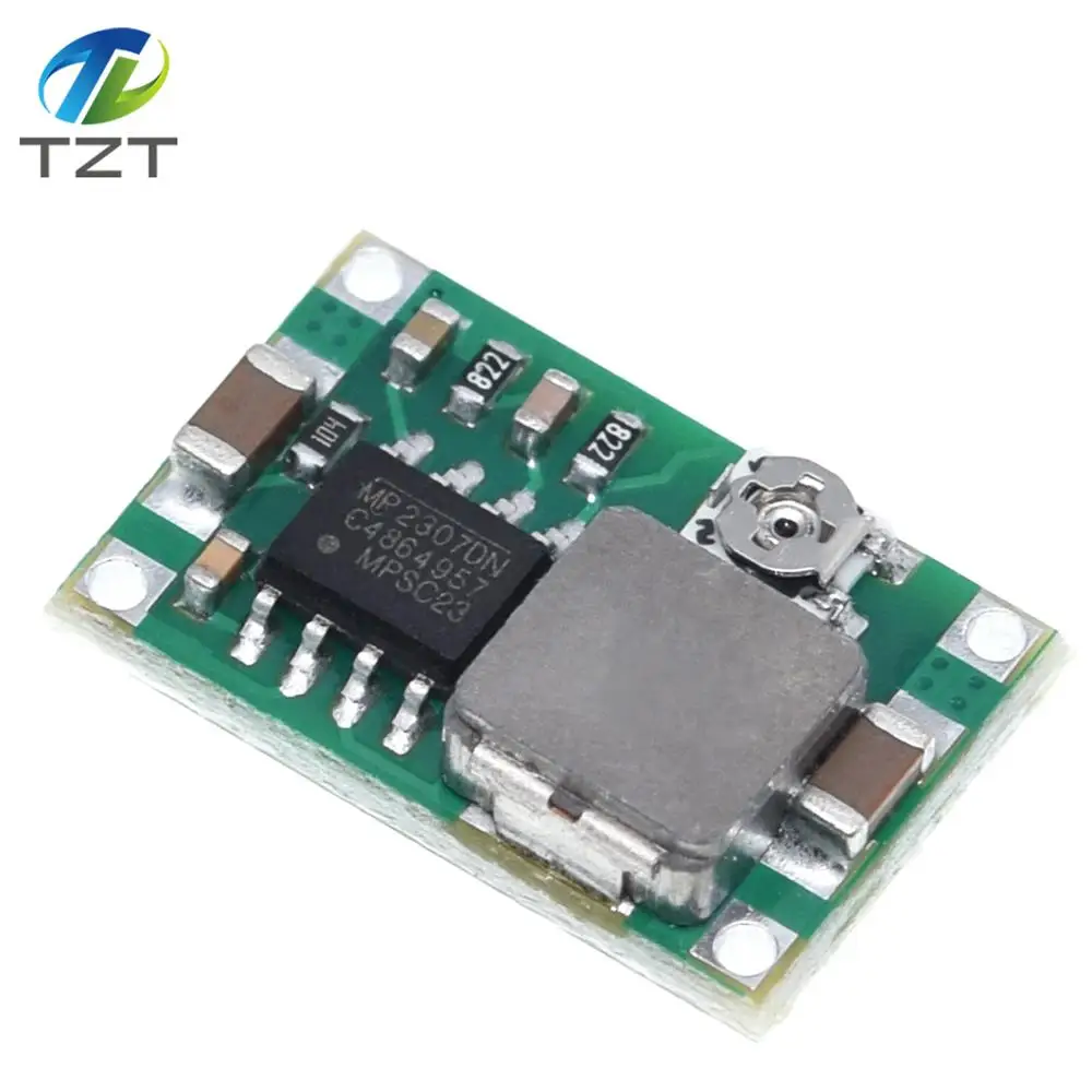 TZT Mini360 DC понижающий преобразователь модуль 4 75 V 23V до 1V 17V 17x11x3 8mm Φ +|buck converter|step down
