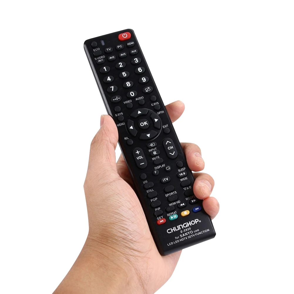 Новинка Высокое качество E-S920 ABS 19,5x4,8x2,1 см Универсальный ИК-Телевизор пульт дистанционного управления для SANYO светодиодный телевизор Smart tv lcd HD tv 3D tv