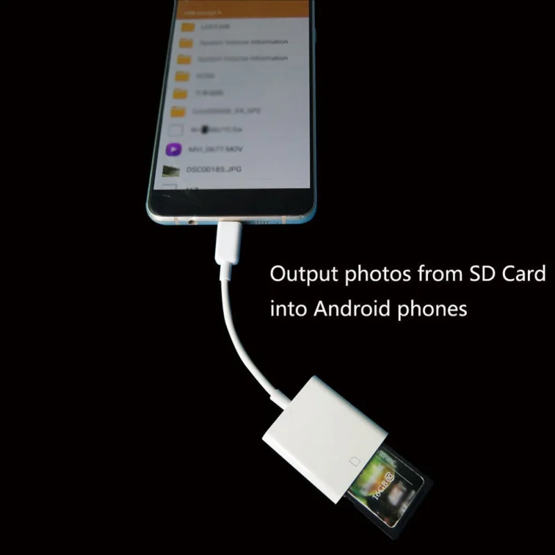 Micro USB к SD кардридер телефон OTG адаптер для samsung LG HTC, Huawei, Xiaomi Redmi