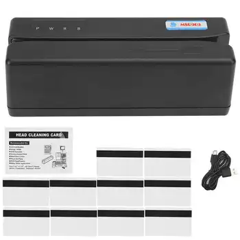 

Magnetic Stripe Card Reader All 3 Tracks Card Writer Device Msr909 for Windows 98 Xp Vista