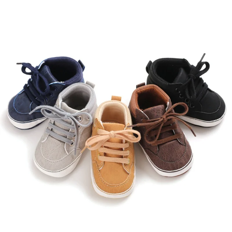 Baby Boy Girls Shoes Classic Canvas First Walkers