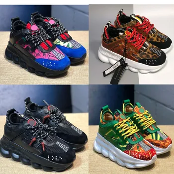 

New Brand mens Designer Running shoes Trainers Casual ace Shoes Lightweight Chain-linked Rubber designer sneakers