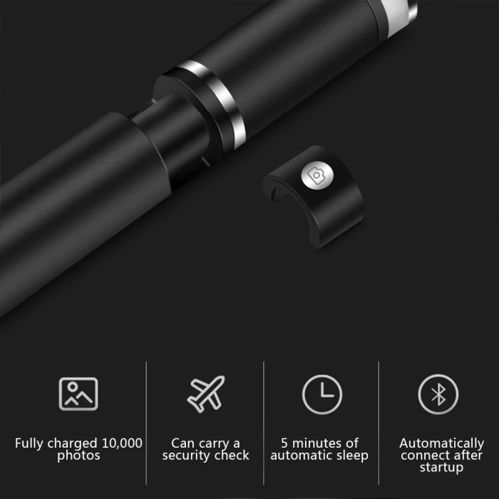 Селфи палка Выдвижная 3 уровня заполняющая свет Bluetooth селфи палка со съемным пультом дистанционного ING-SHIPPING