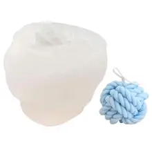 Scented Candle Mold DIY Wool Shape Candle Silicone Casting Mold Handmade Candle Soap Making Wax Mold Handcraft Home Decoration