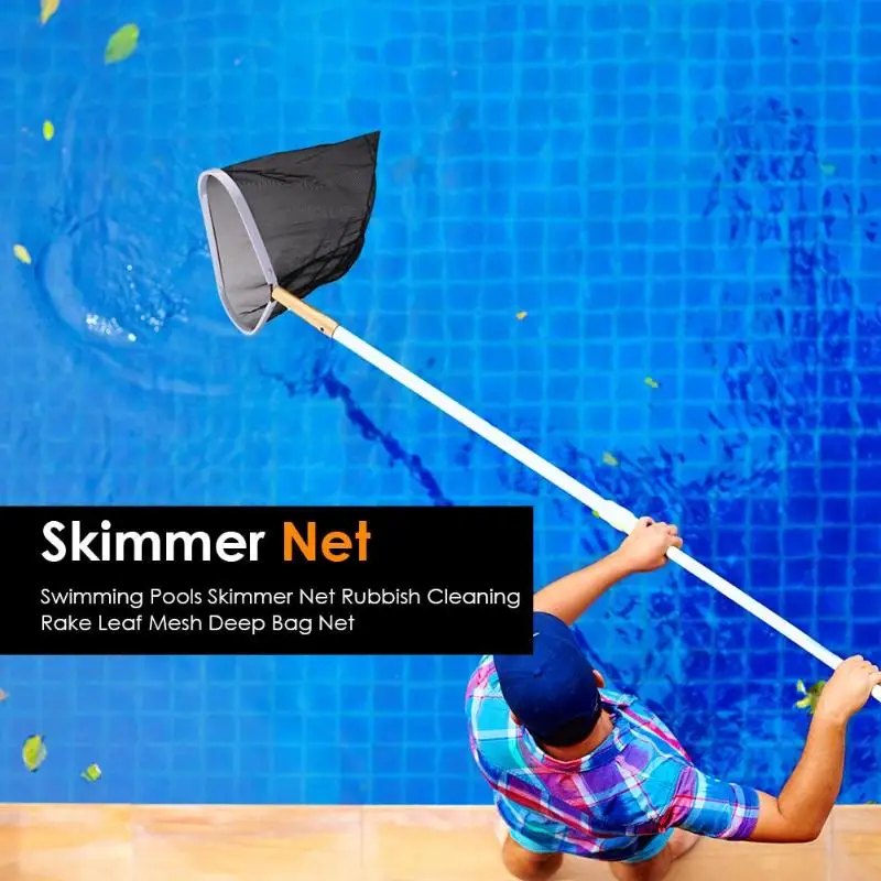 

Professional Pool Cleaning Net Aquarium Mesh Pool Skimmer Leaf Catcher Bag Swimming Pool Cleaners Accessories Fish Tank Skimmer