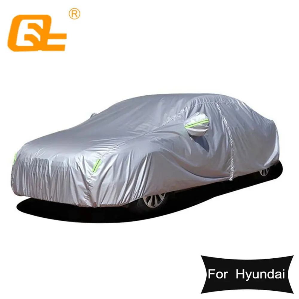 190T Universal Car Covers Outdoor sun protection Dustproof rainproof Snow protection for Hyundai santa fe tucson sonata tucson