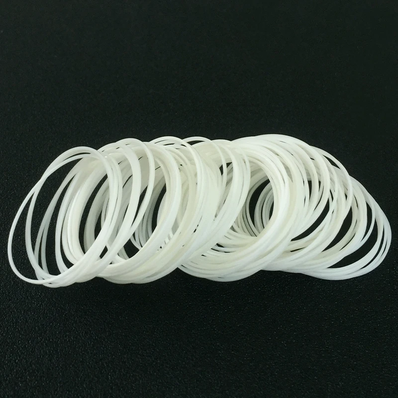 White Gasket 0.55mm Thick 0.75mm High 25-34.5mm I Ring Fits Front Watch Crystal Glass Repair Parts Watches Accessories，1pcs