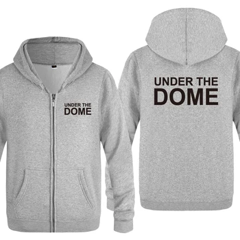 

UNDER THE DOME Sweatshirts Men 2018 Mens Zipper Hooded Fleece Hoodies Cardigans