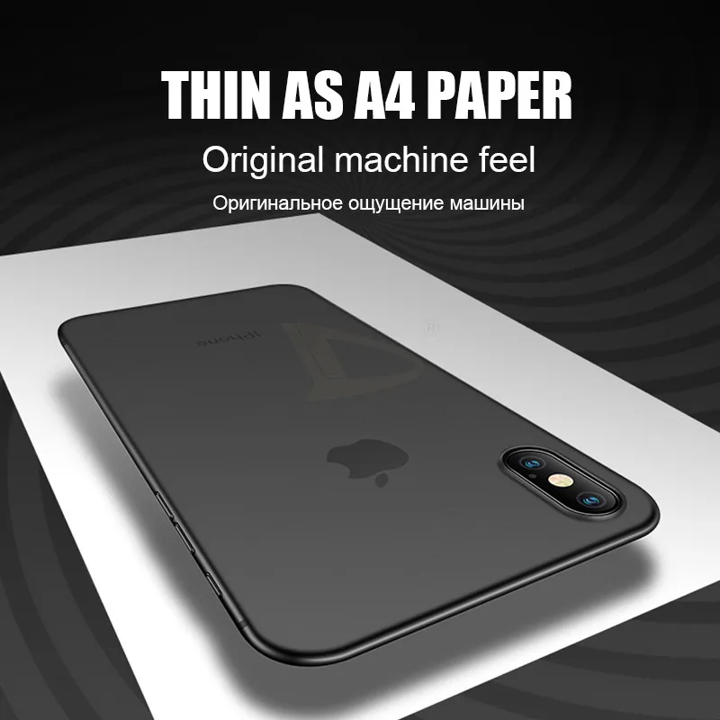 Ultra Thin Matte PP Phone Case For Iphone SE 2020 11 12 mini Pro XS Max X XR 6S 6 7 8 Plus Full Cover Shockproof Protective Case