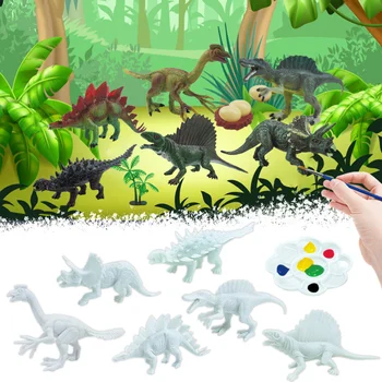 

41pcs DIY Graffiti Model Tool Toy Creative Graffiti Dinosaur Modeling Toy for Kids Child Boys