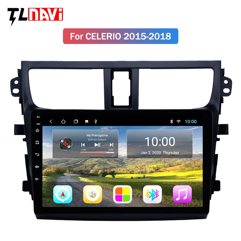 2G RAM for 2015-2018 Suzuki Celerio Android 9 HD Touchscreen 9 inch Head Unit car GPS Radio