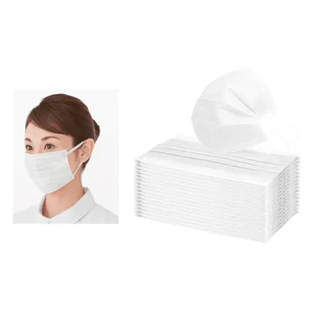 

60x 3Layer Disposable Protective Mouth Mask Ear loop Face Masks Protection Cover
