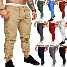 Мужские штаны новые модные мужские штаны для бега мужские фитнес бодибилдинг спортзал брюки для Одежда для бега осенние спортивные брюки размер