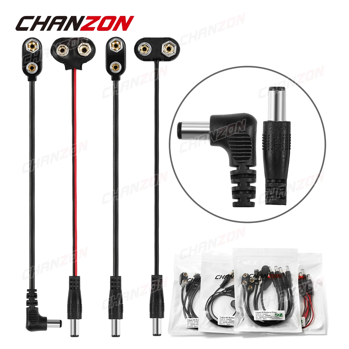 5 pces 9 v conector de alimentação da bateria dc jack macho arduino snap clipe adaptador 9 v fio titular cabo 9volt d c tomada de chumbo tambor