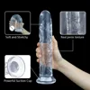 Jelly Dildo 6 sizes Penis Adjustable Strapon Dildo Realistic Sex Toys For Lesbian Women Couples Suction Cup Dildo Pants 1