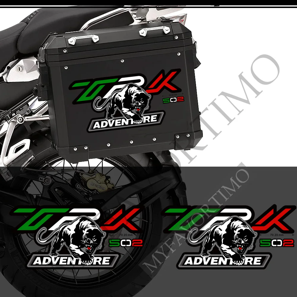 Bauletti Bauletti Per Benelli Trk502 Trk 502 Adventure Moto Bauletti Laterali Bauletti Adesivi In Alluminio Decalcomania