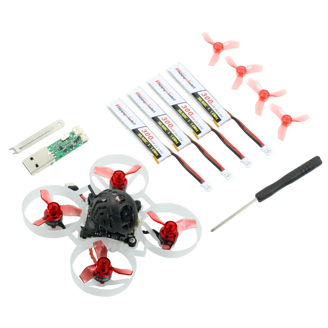 Happymodel Mobula6 1S 65 мм бесщеточный Дрон Bwhoop Mobula 6 BNF AIO 4в1 Crazybee F4 Lite управление полетом встроенные детали 5,8G VTX