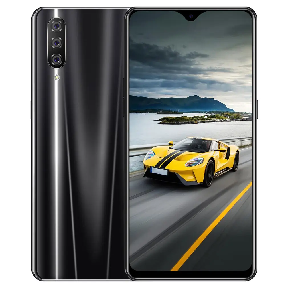 M9 6,3 дюймов полный экран сотовый телефон отпечатков пальцев Android 1 с 16G 4800 Mah 3g смартфон разблокировка лица мобильный телефон