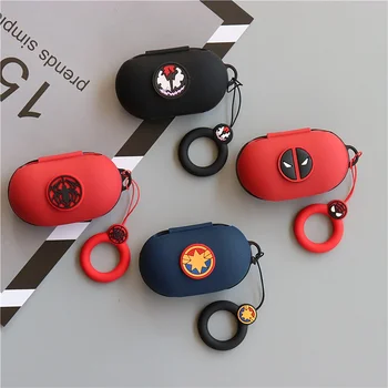 

For Samsung Galaxy Buds 2019 Case Charging Sleeve Wireless Headphone Earphone Protective Skin With Finger Strap