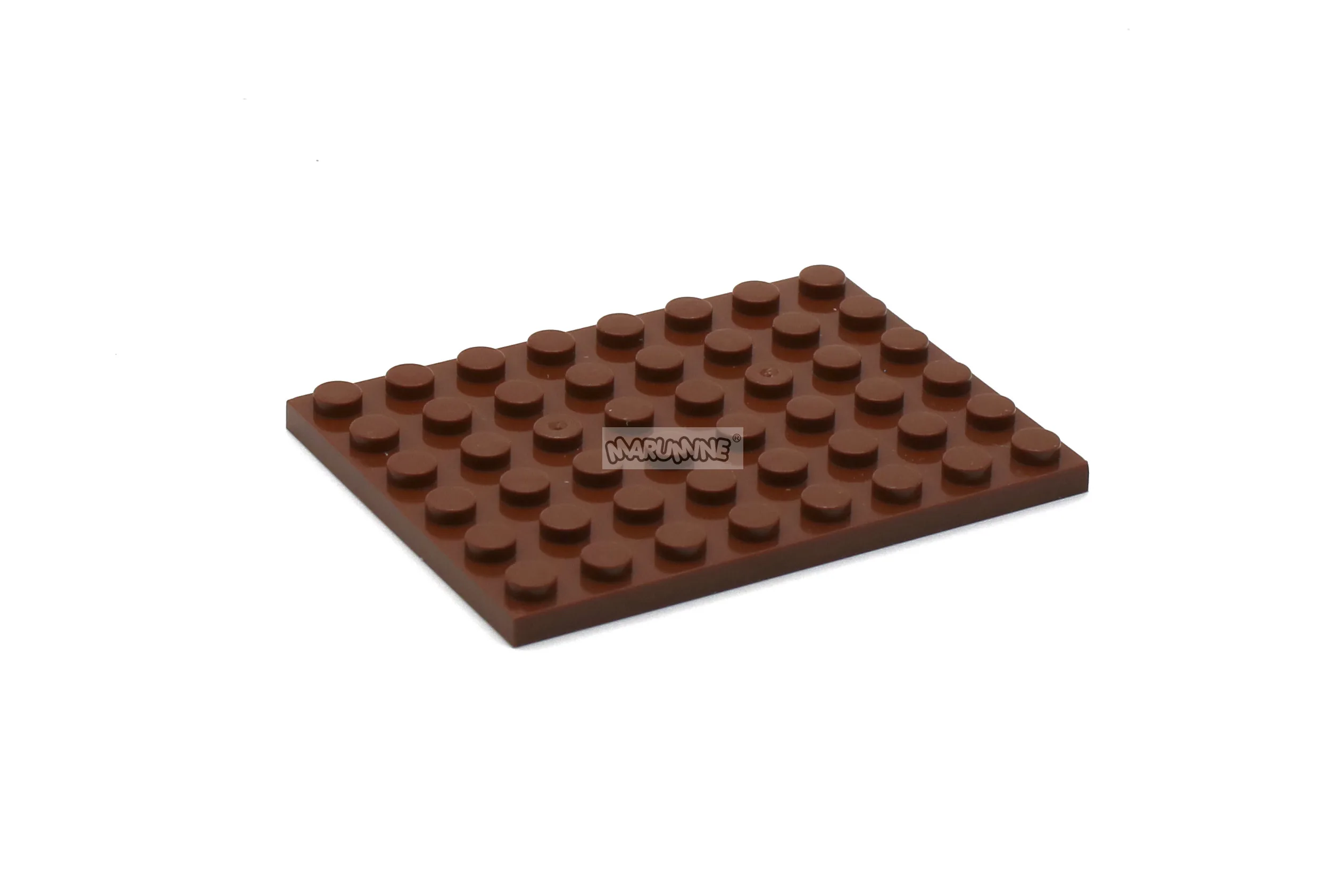Brown MARUMINE 20 штук 6x8 точек Базовая пластина строительные блоки 3036 DIY классические развивающие кирпичи части оптом для строительства - Цвет: Brown