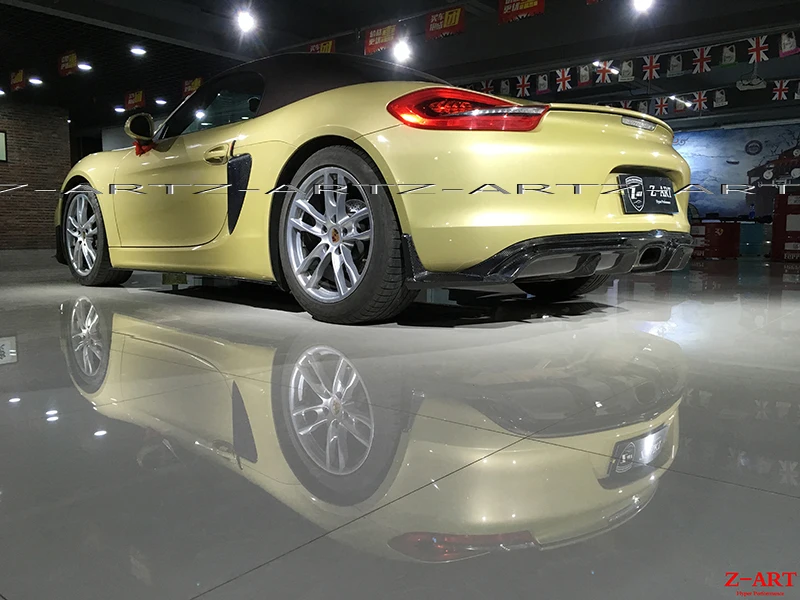 2012- Z-ART для Porsche Boxster 981R волоконное стекло тюнинг обвес комплект из стекловолокна аэрокит Комплект для Porsche 981