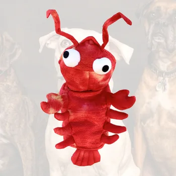 

Pet Red Lobster Dress Up Halloween Costume Dog Clothes Pet Supplies (Red)