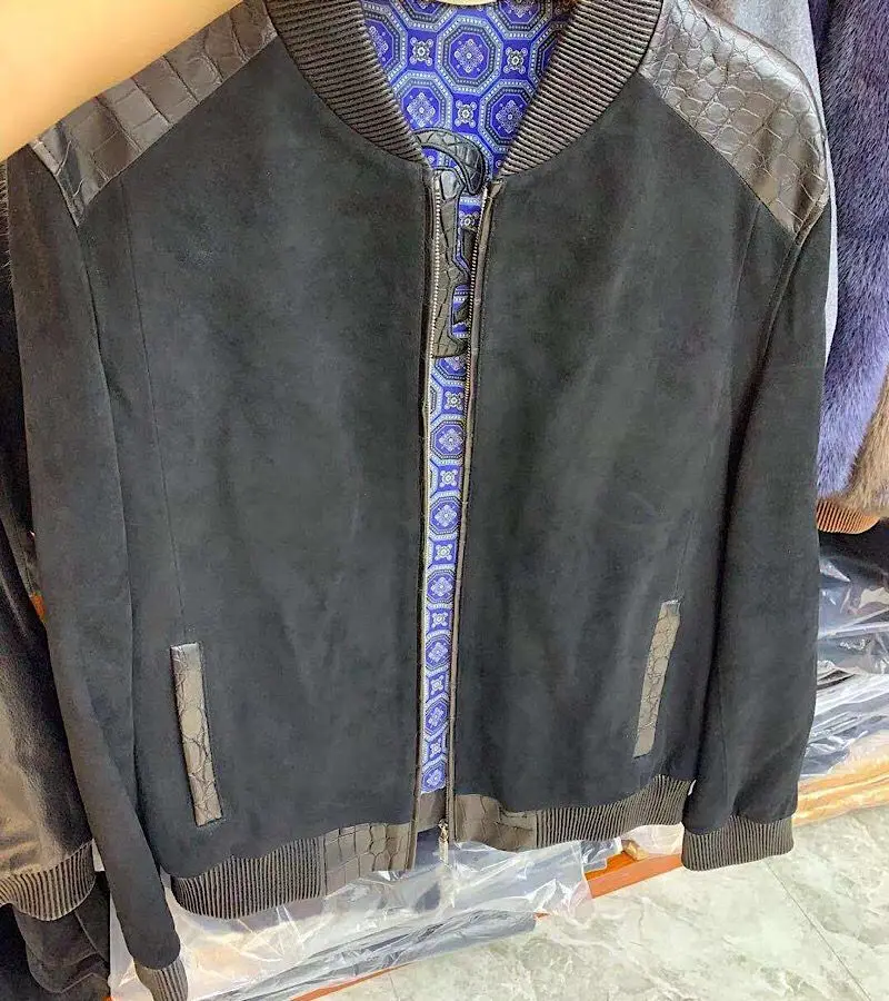 Python Leather Jacket Luxury Billionaire