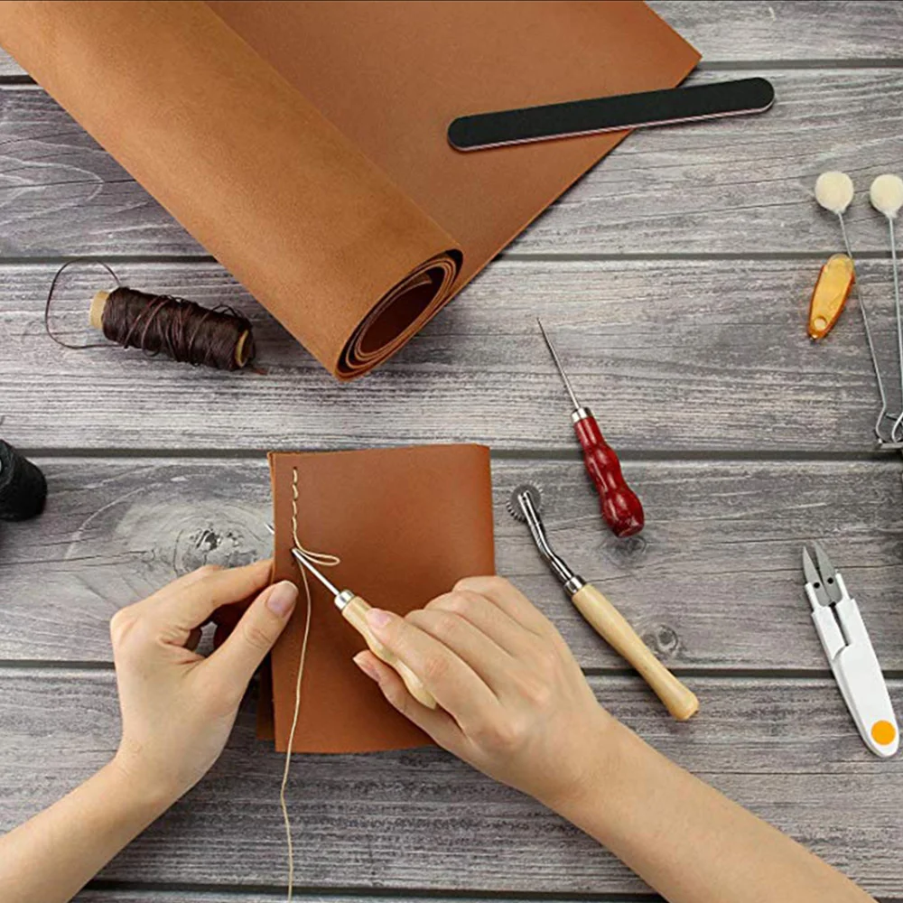 Кожаный Набор для шитья 28 шт. набор кожаных костюмов для шитья Lleather Набор инструментов