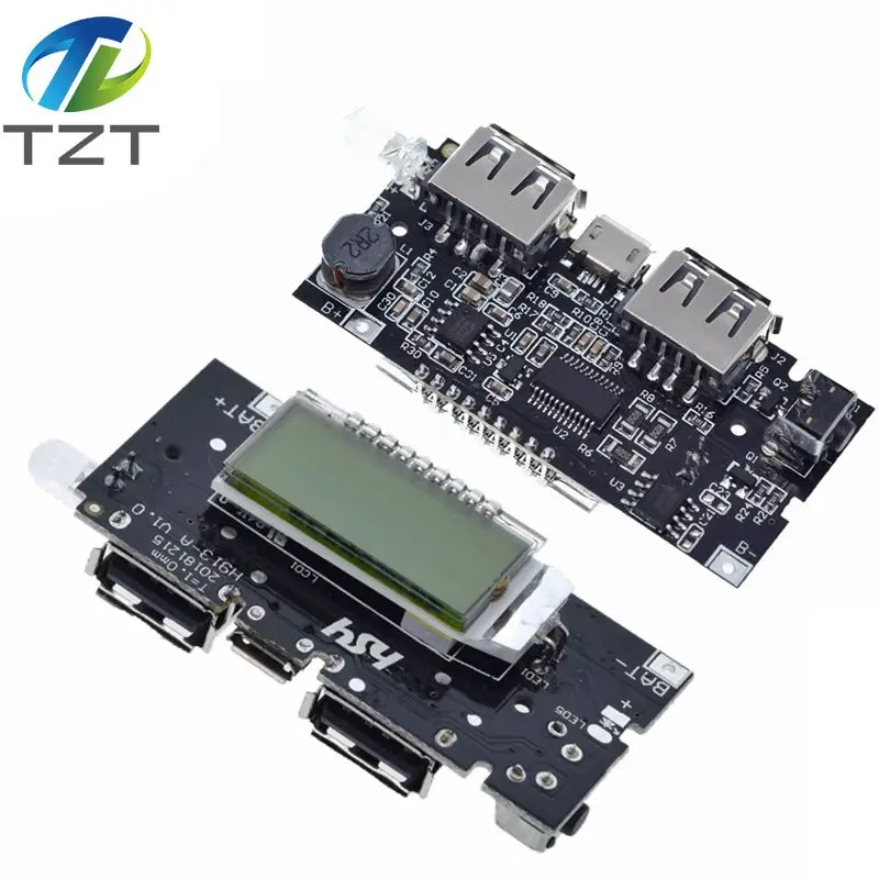 QC5V 2.1A/1A Dual USB Mobile Power Bank 18650 Battery Charger Module Boost Board QC5V 2.1A/1A Dual USB Mobile Power Bank 18650 Battery Charger Module Boost Board