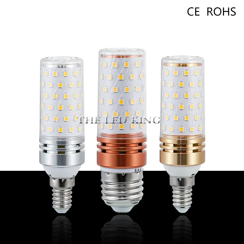 E27 светодиодная лампа Е14 светодиодный ная кукурузная 3 Вт 12 14 16 SMD2835 AC 220 В 240 люстра