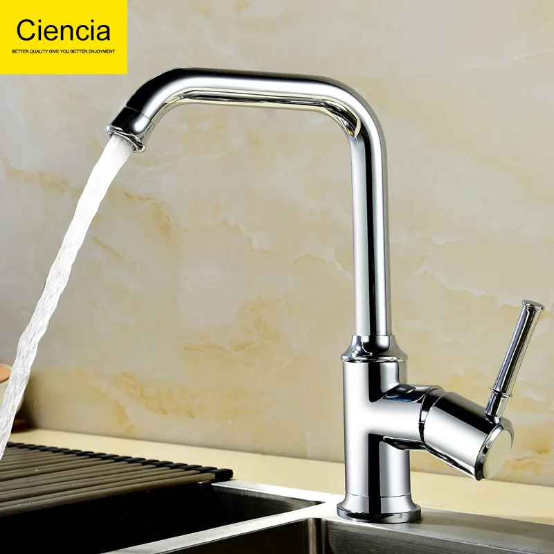 

BC1001B Copper Chrome Plated Cold Kitchen Faucet Sink Kitchen Faucet