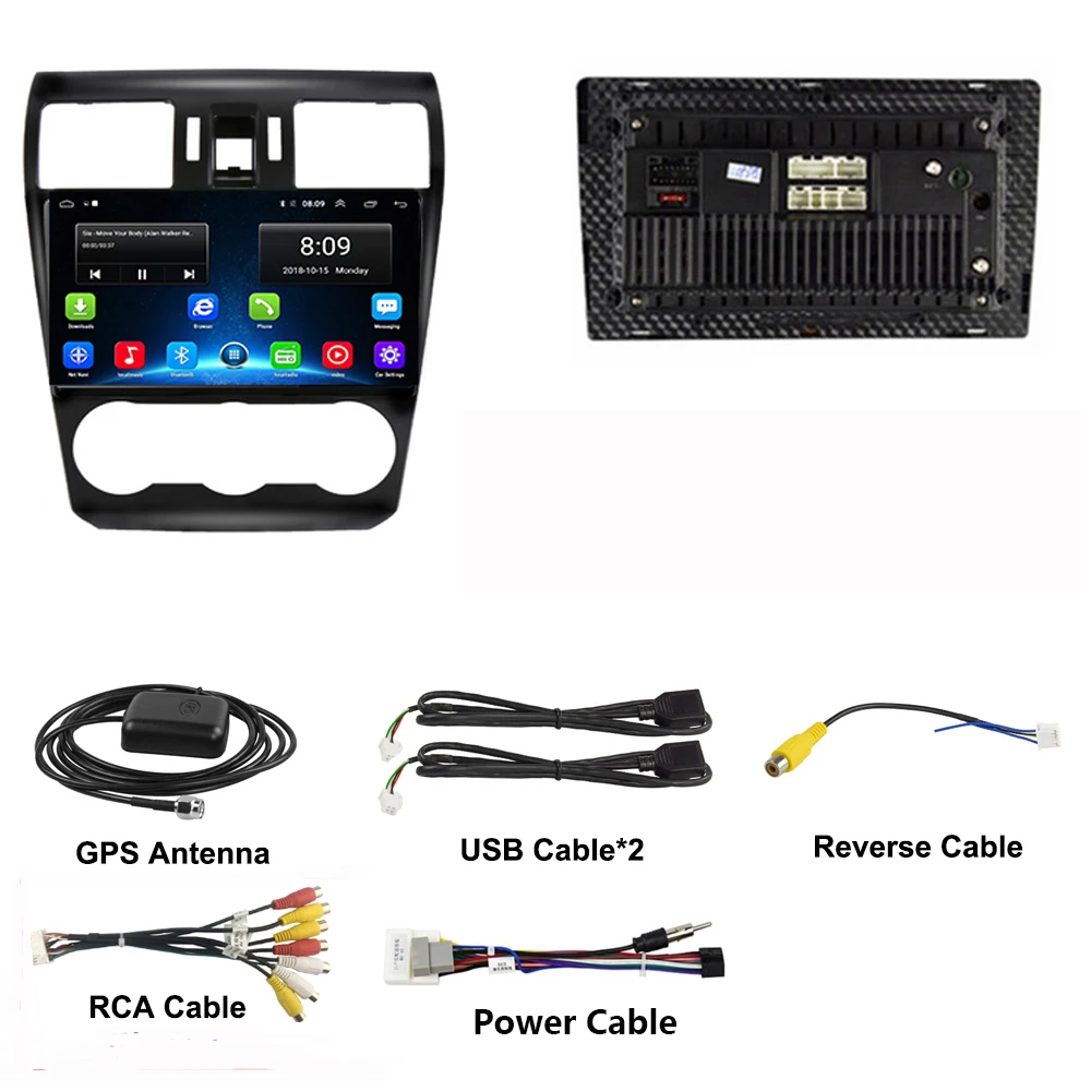 9 дюймов 2 din Android 9,1 автомобильный Радио Мультимедиа Видео плеер для Subaru Forester 2013- навигация gps 2din Авторадио Bluetooth