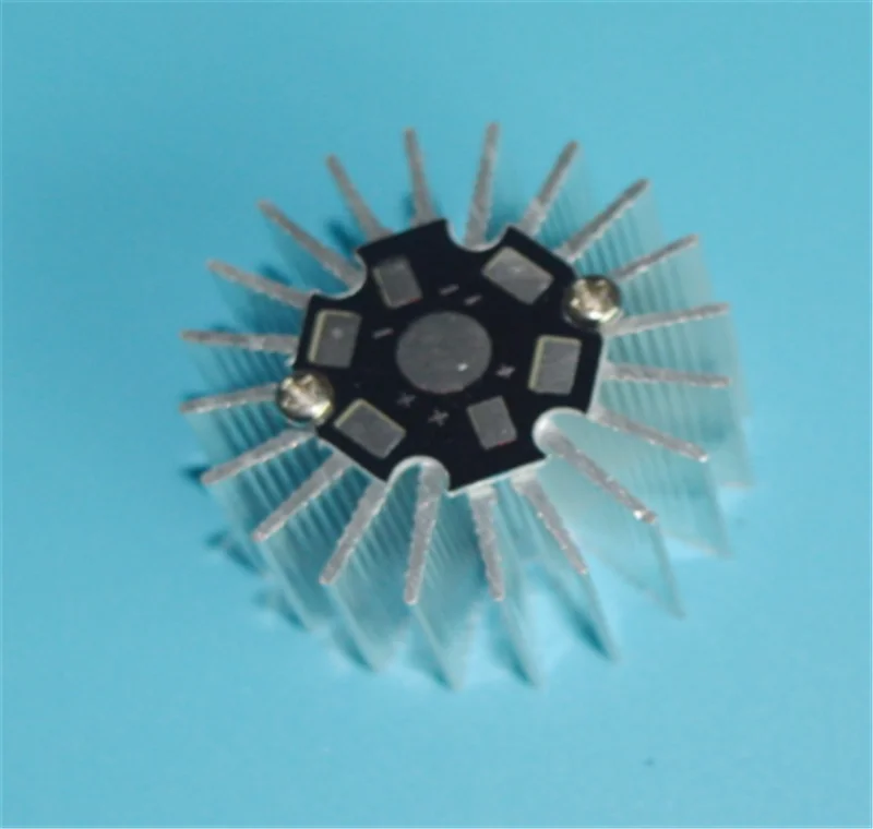10PCS 36mmX10mm LED Heatsink Radiator Aluminum 1W 3W Heat Sink Radiator for Household Lamp Replaceable