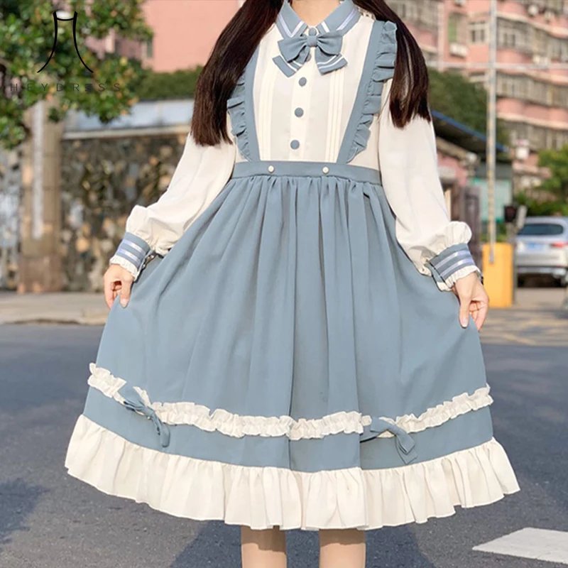 2021 Autumn Cute Japanese Kawaii Lolita Dress Women Costume Sweet Op 2021-autumn-cute-japanese-kawaii-lolita-dress-women-costume-sweet-op