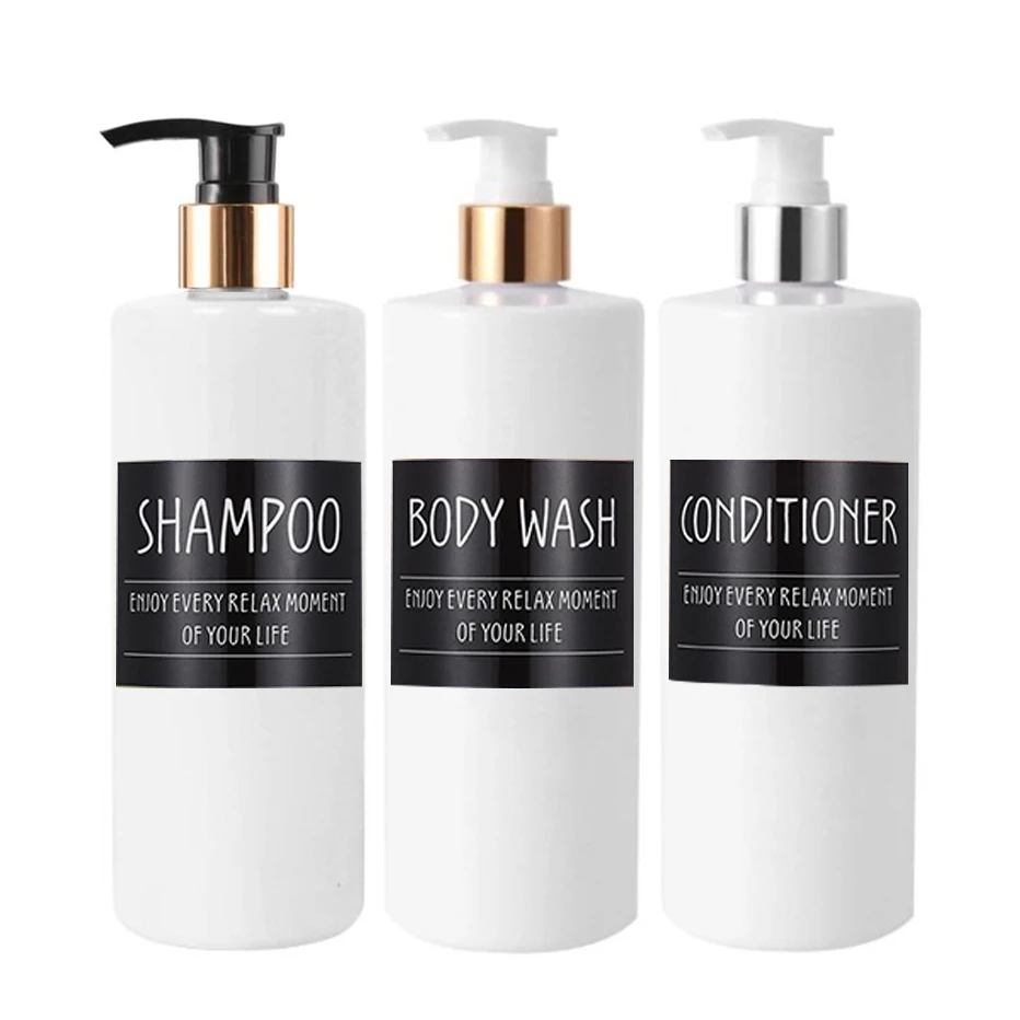 Soap Bottles Labels Bathroom Shampoo Body Wash Conditioner Stickers Waterproof Self Adhesive Dispenser Labels bathroom labels sticker set