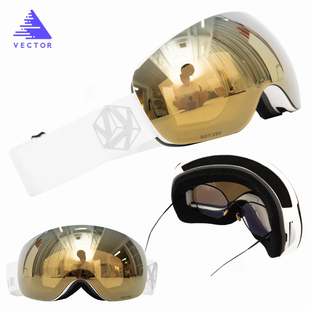 OTG Ski Snowboard Goggles Women Men Skiing Eyewear Mask UV400 Snow Protection Glasses Adult Double Spherical Mirrored Magnetic OTG Ski Snowboard Goggles Women Men Skiing Eyewear Mask UV400 Snow Protection Glasses Adult Double Spherical Mirrored Magnetic