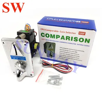 

1PC/Lot JY-100F Advanced CPU Multi Coin Selector Electronic Advanced Front Entry for Vending Machine Arcade Game machine