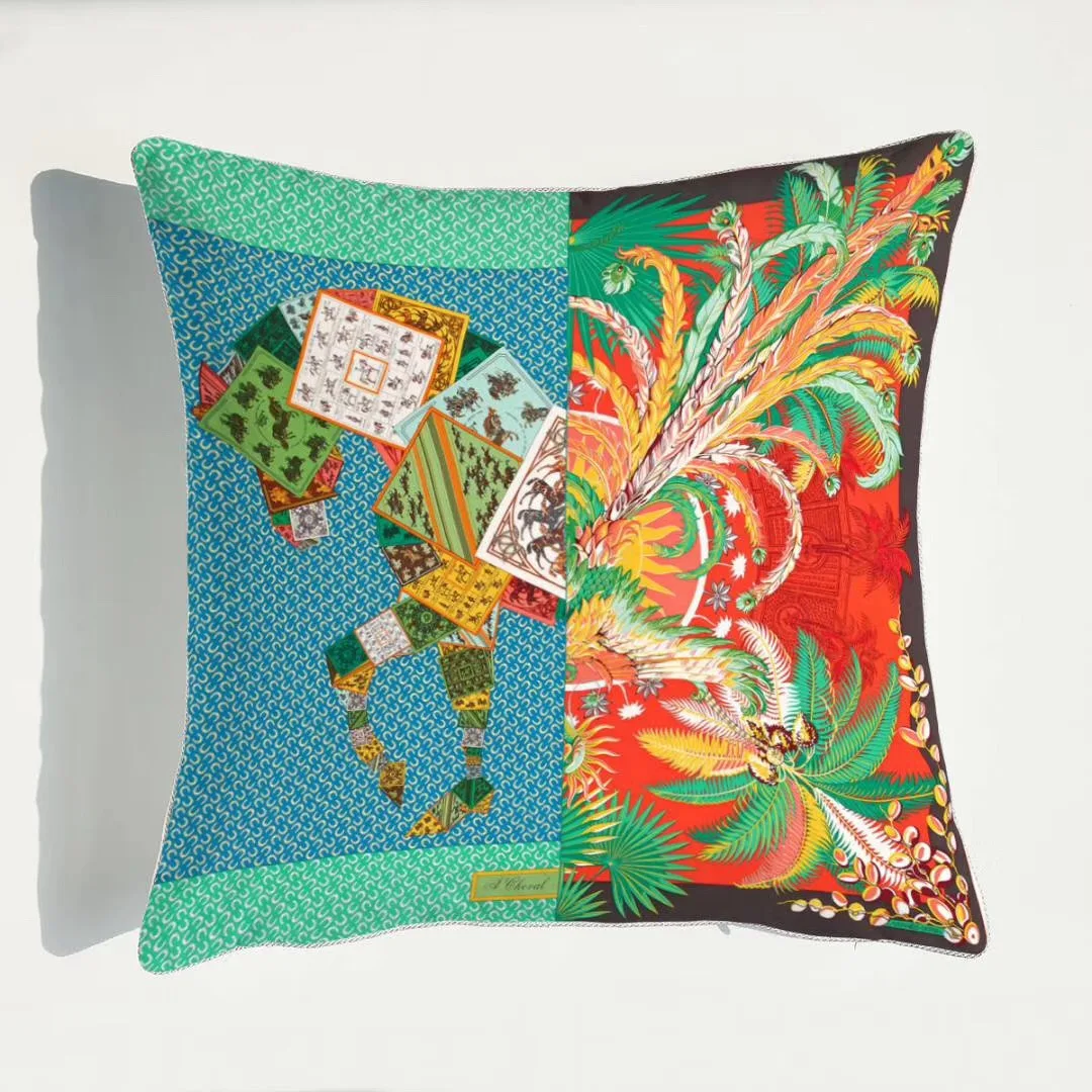 

Home Decorative Velvet pillow soft cushion cover seat car home sofa bed decorative printing pillowcase Cushion Cushion Cover