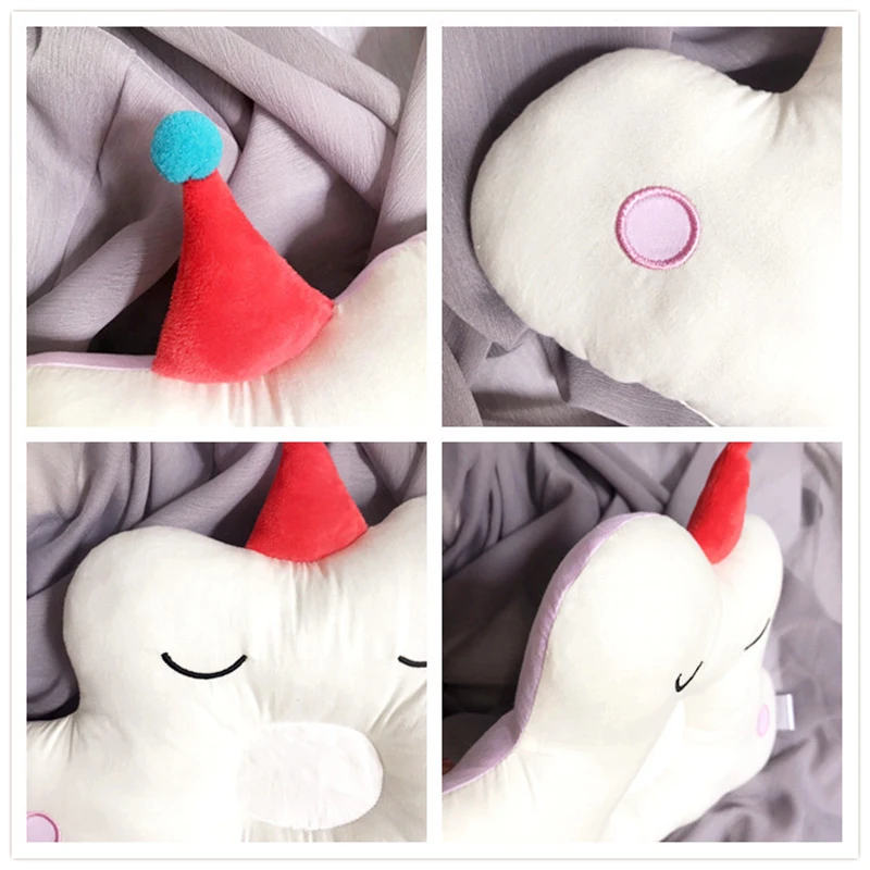 Baby Cloud Ver. Pillow Newborn Baby Flat Head Pillow Breast Feeding Pillow Mummy Nursing Crib Decorate cotton