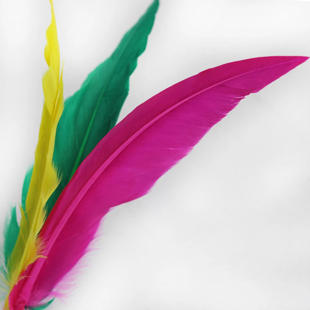 Lot De 10 Balles Badminton Plumes Canard - Volants Entraînement Extérieur | Balles Caoutchouc Durables - 7