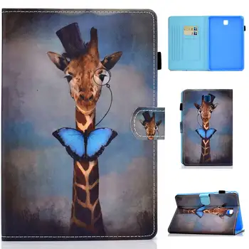 

Cute Printed PU Leather Flip Stand Cover For Samsung Galaxy Tab A 8.0 2016 T350 T355 SM-T355 Case Auto Sleep Wake Smart Cover