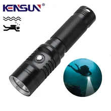 

Super Light 3 Modes Ourdoor Flashlight Battery Indicator Waterproof Light Underwater Diving Light Scuba LED Dive Flashlight