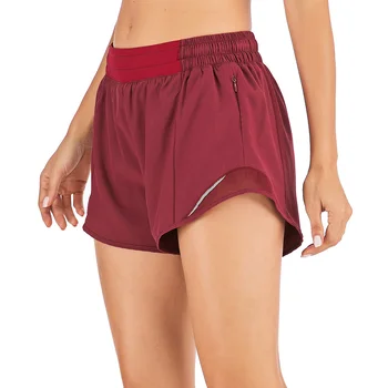 

Mesh Sport Shorts Women Fitness Clothing Workout Running Gym Yoga Shorts For Lady Elastic Short Pants Sportswear