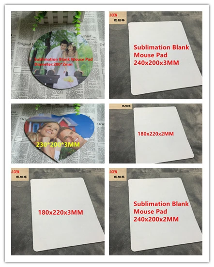10pcs/lot Blank Sublimation mouse pads large Square mat pad for Sublimation  Transfer Heat Press Printing Crafts 180x220x2mm/3mm - AliExpress
